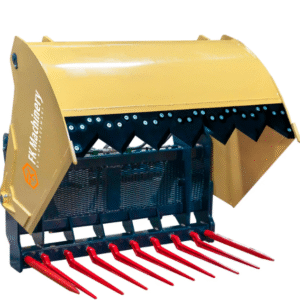 SILAGE CUTTER WITH FORKS SCREWED-ON TEETH