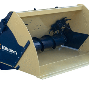 BUCKET WITH FEEDING AUGER