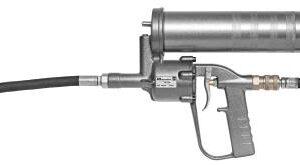 HAND HELD AIR OPERATED GREASE GUN, 1000 CC, FLEXIBLE OUTLET